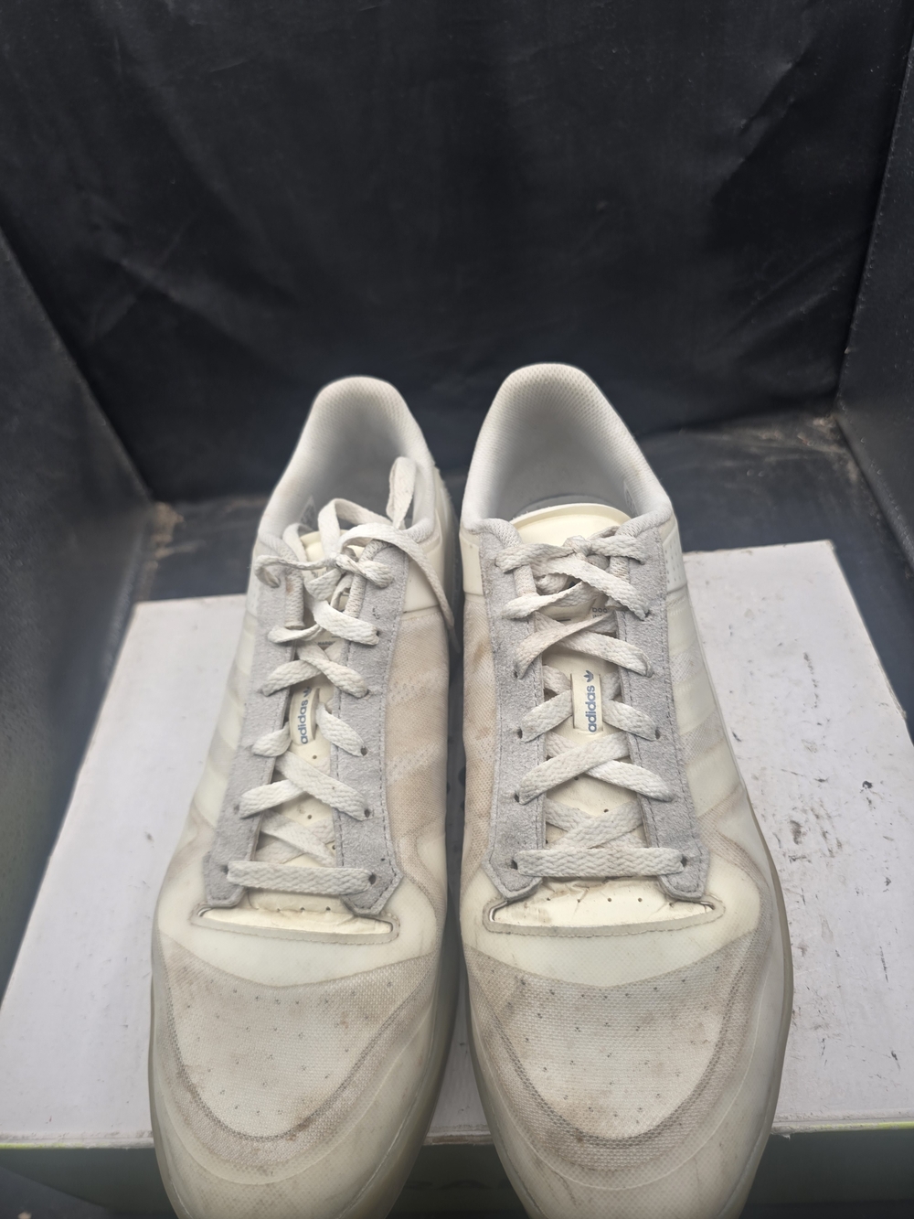 Adidas White Low-Top Sneakers‎